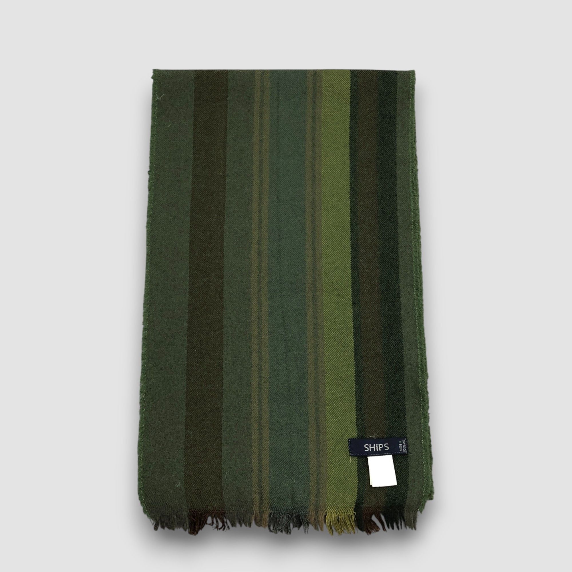 SHIPS Vintage Ships Scarf Muffler Wool Cashmere Scarves Size ONE SIZE - 2 Thumbnail