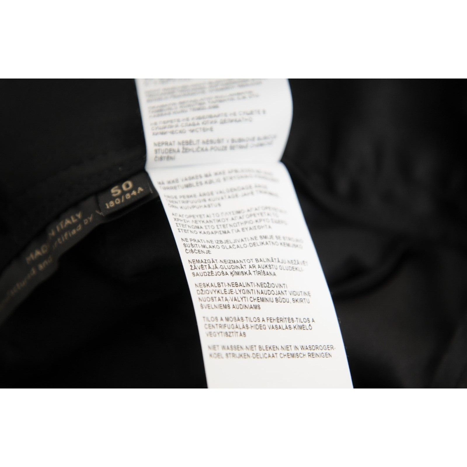 Versace Cargo Pocket Pants IT 50 Black Silk Trousers Size US 34 / EU 50 - 16 Thumbnail