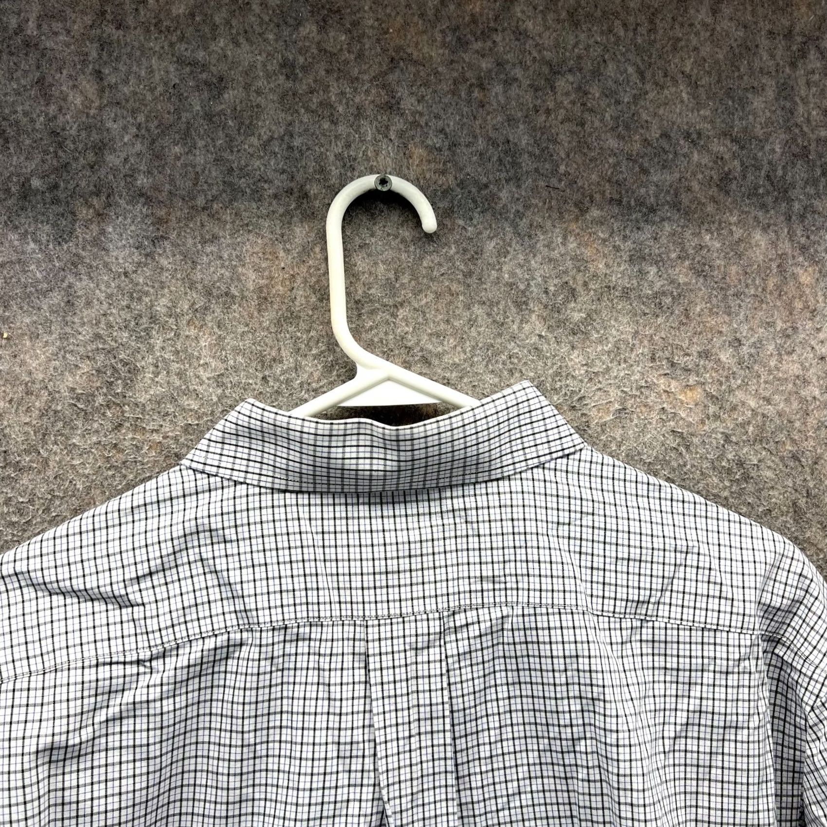Brooks Brothers Brooks Brothers Dress Shirt Mens 16 2/3 Blue Button-Down Preppy Gingham 346 Shirt Size 42R - 6 Thumbnail