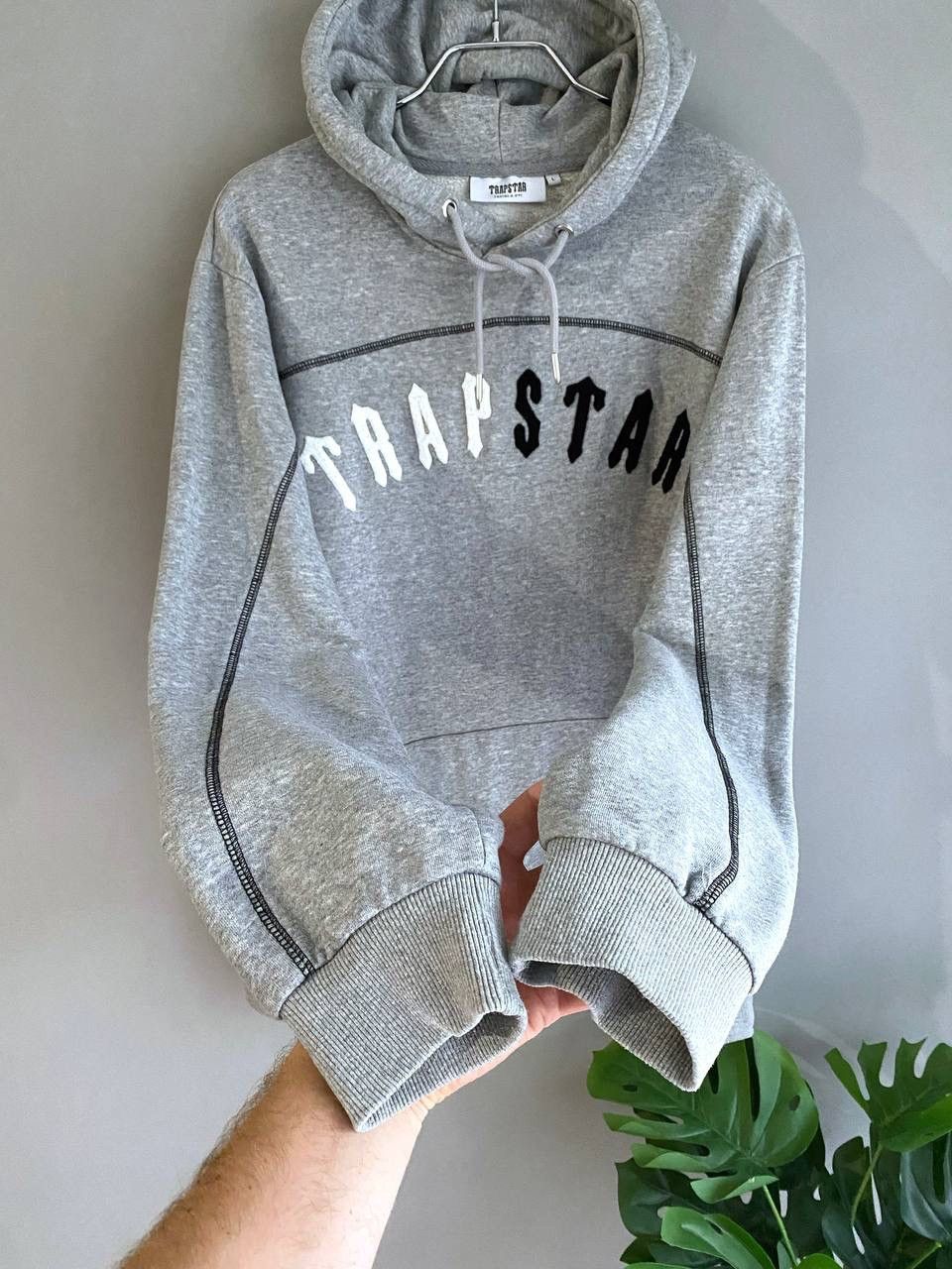Trapstar London Trapstar It's a Secret Big Teddy Logo Men's Grey Hoodie, L Size US L / EU 52-54 / 3 - 5 Thumbnail