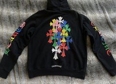 Chrome Hearts Multi Color Cross Hoodie