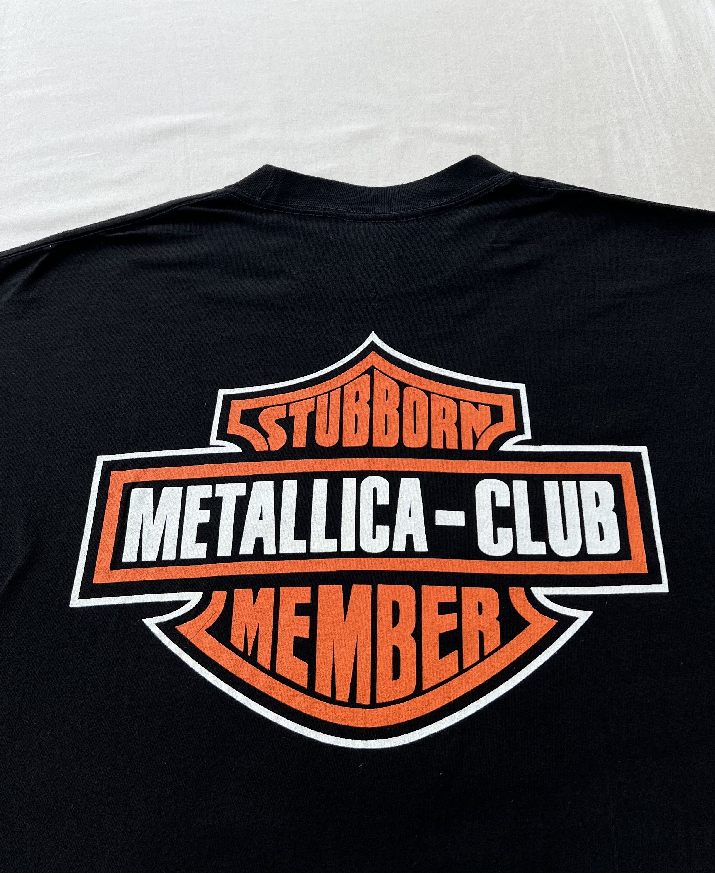 Band Tees Vintage 1998 Metallica In Club Stubborn Member Club T-shirt Size US XL / EU 56 / 4 - 15 Thumbnail