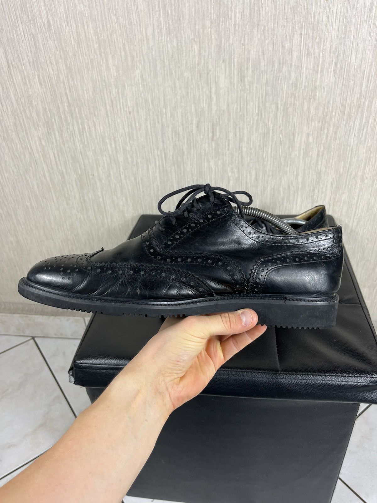 Hugo Boss Vintage Hugo Boss leather casual shoes avant garde classic Size US 9 / EU 42 - 8 Thumbnail