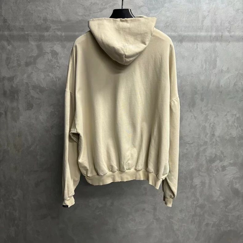 Balenciaga Balenciaga 23 latest beige printed logo hoodie-2506 Size US M / EU 48-50 / 2 - 2 Thumbnail
