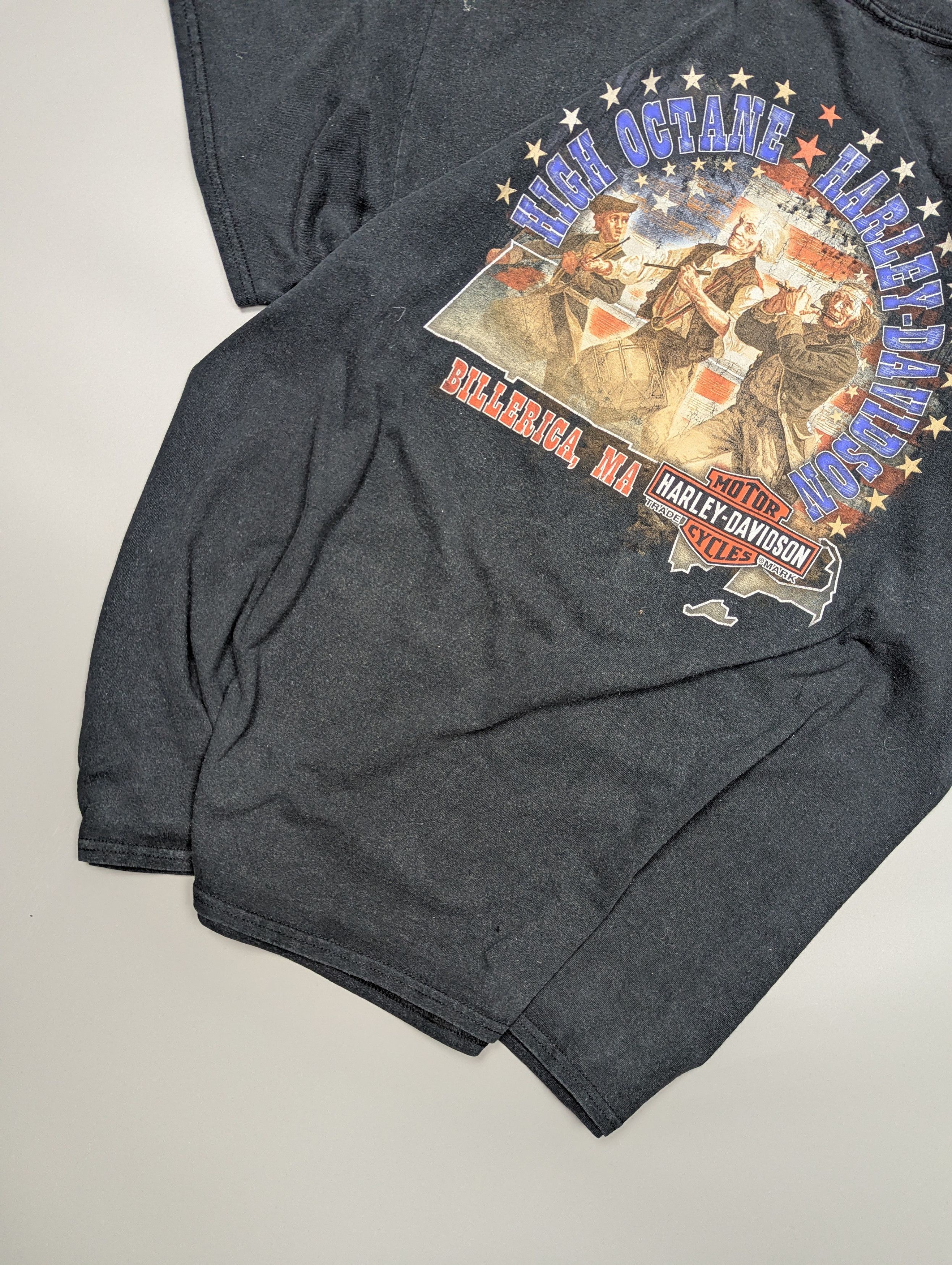 Bravado × Harley Davidson × Vintage Harley-Davidson Bravado T-Shirt USA Patriotic Biker Tee Size US L / EU 52-54 / 3 - 3 Thumbnail
