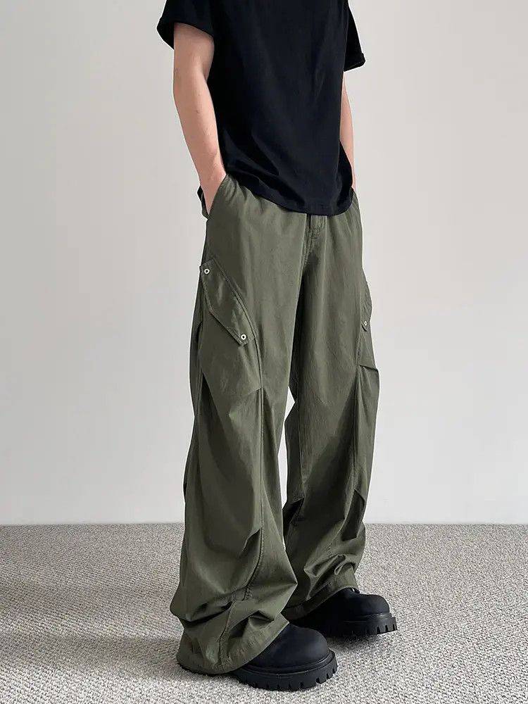 Japanese Brand × Jean Stacked Pleated Pants Size US 32 / EU 48 - 2 Thumbnail