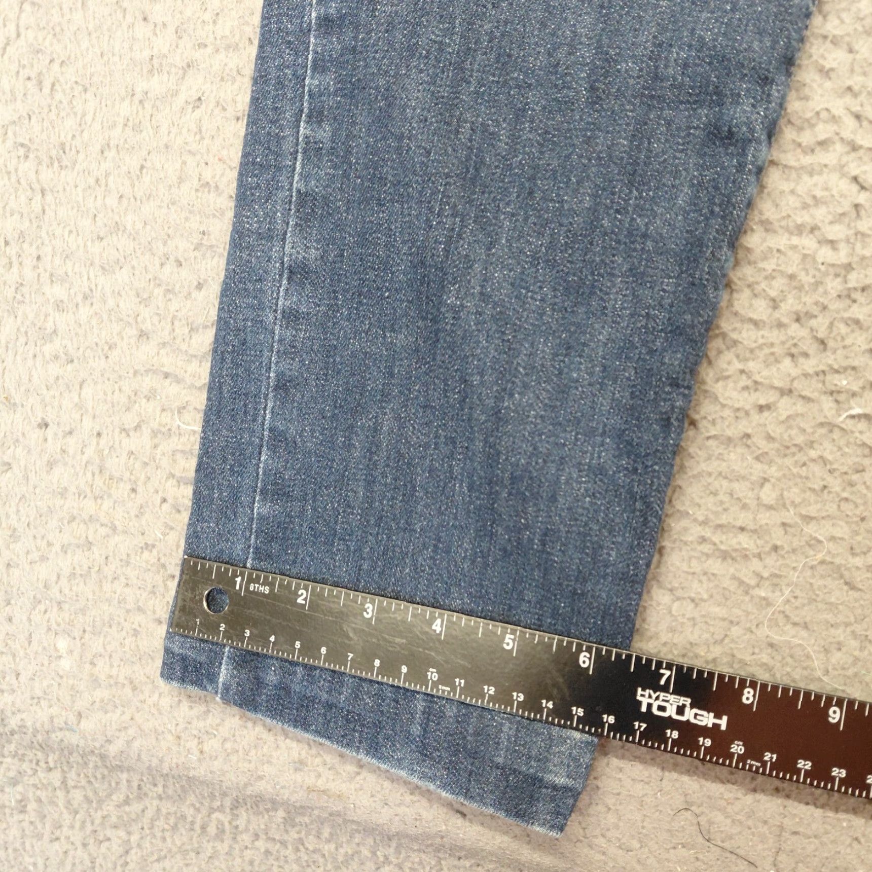 Levi's Levi’s Jeans Womens 8M Blue Denim Mid Rise Skinny Stretch Casual 5-Pocket Regular Levi’s 700 Series Hemmed Size 30" / US 8 / IT 44 - 5 Thumbnail