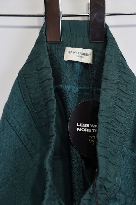 Saint Laurent Paris o1rshd1 Jogging Pants in Green Size US 36 / EU 52 - 9 Thumbnail