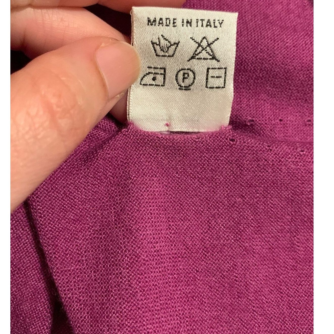 Cruciani Cruciani Fuchsia short sleeves sweater top size small Size S / US 4 / IT 40 - 5 Thumbnail