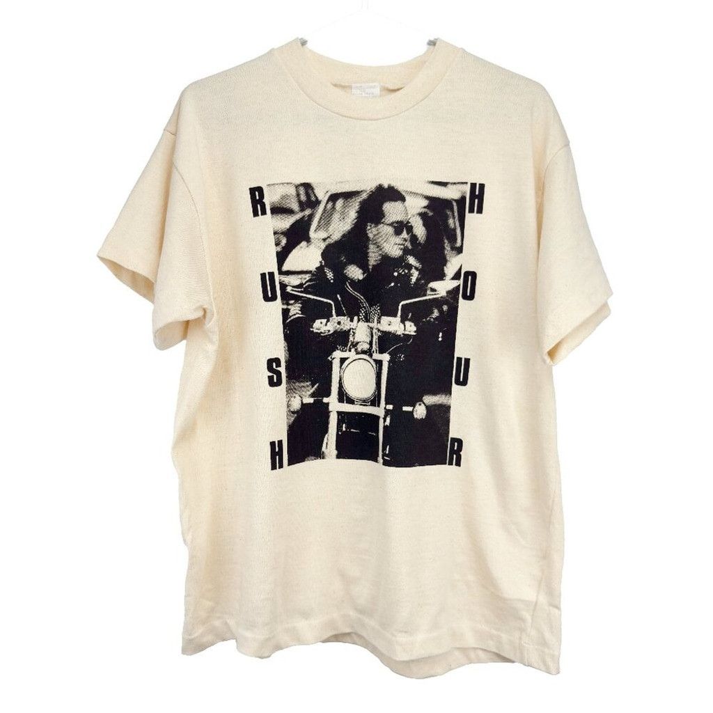 Vintage Vintage “Rush Hour” Motorcycle Graphic Tee Unisex One Size Size US S / EU 44-46 / 1 - 1 Thumbnail