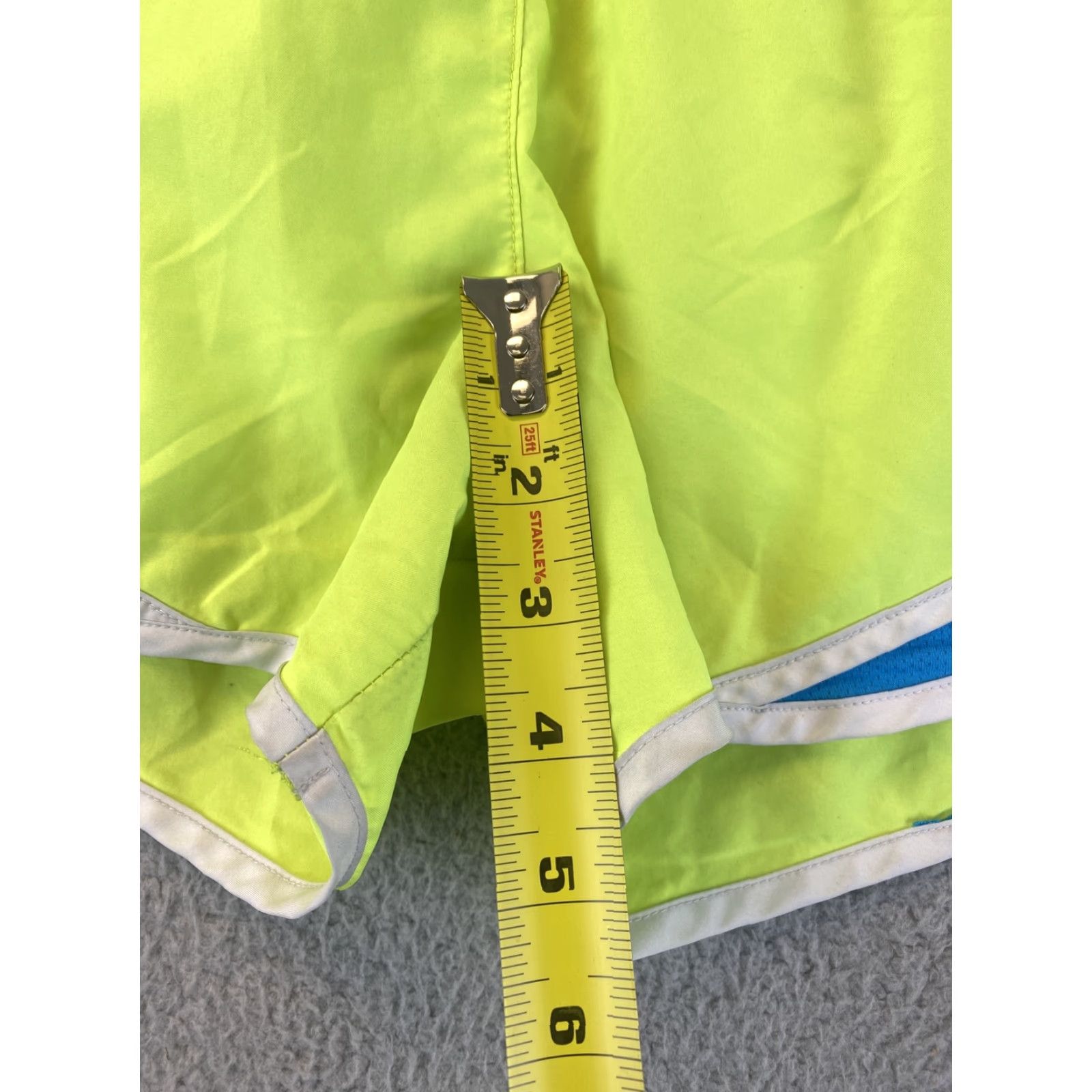 Nike Nike Womens Dri-Fit Running Shorts Adult Medium Neon Yellow Athletic Activewear Performance Running Womens Size 32" / US 10 / IT 46 - 5 Thumbnail
