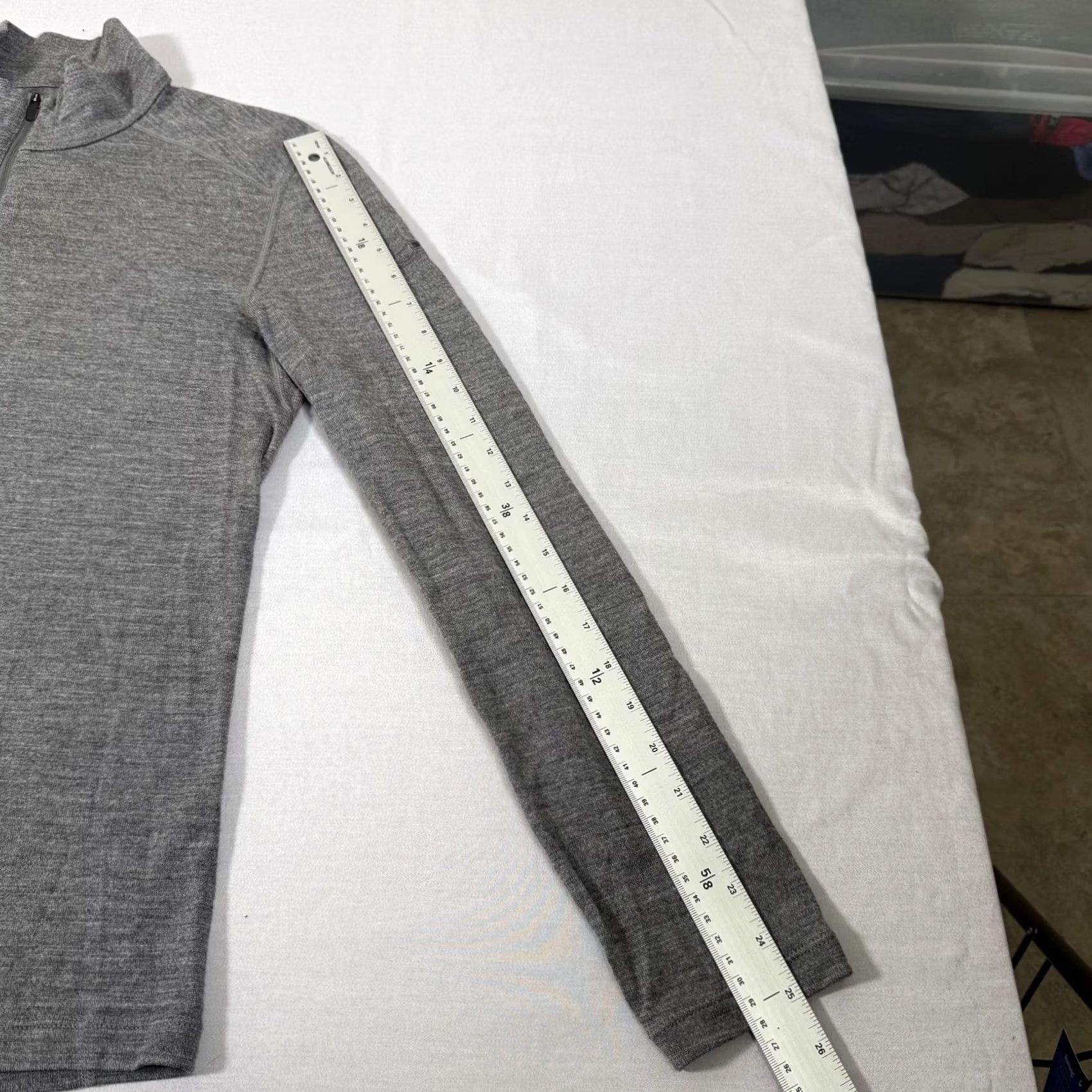 Icebreaker Icebreaker Shirt Mens Small Gray Merino Wool 1/4 Zip Sweater Base Layer Hike Size US S / EU 44-46 / 1 - 6 Thumbnail