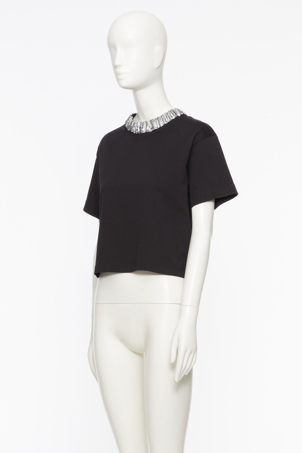 Valentino o1s1wg110525 T-Shirt in Black Size L / US 10 / IT 46 - 2 Thumbnail
