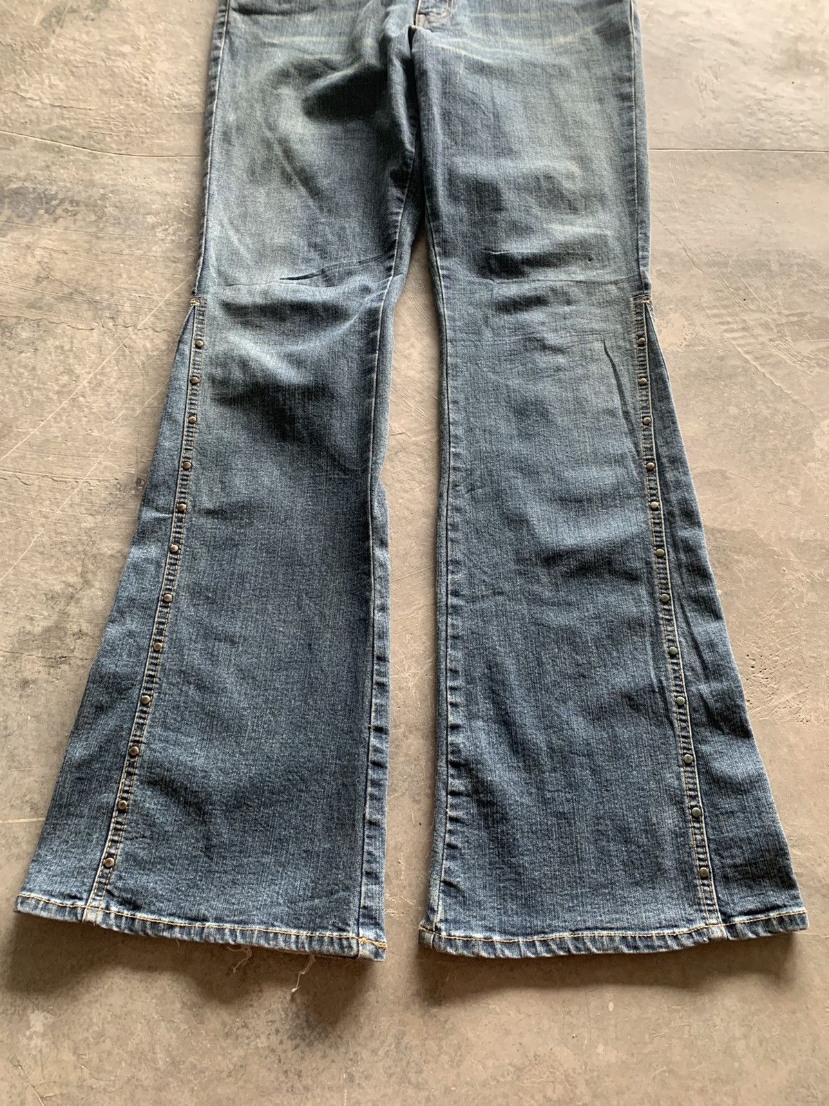 If Six Was Nine × Japanese Brand × Le Grande Bleu (L.G.B.) Flare studded side leg japanese jeans i6w9/lgb inspired Size US 32 / EU 48 - 10 Thumbnail
