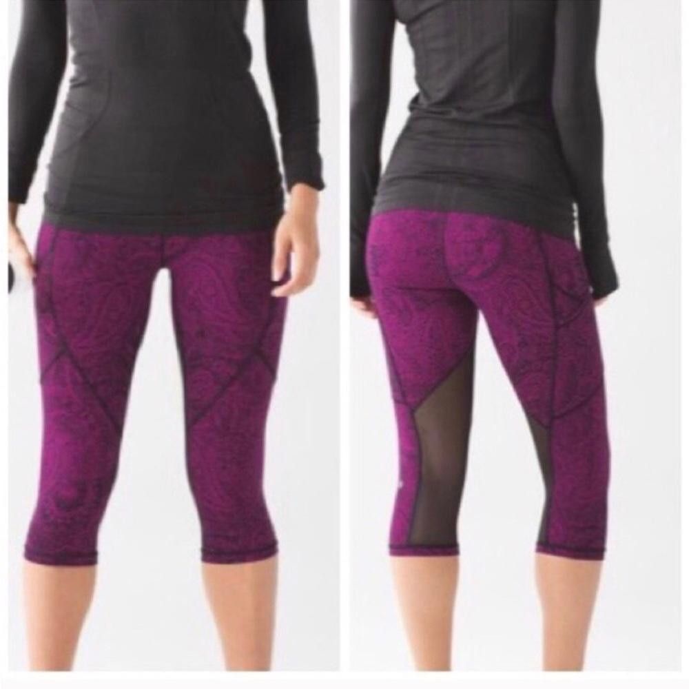 Lululemon lululemon athletica l Outrun Crop Leggings Size 4 Size 27" / US 4 / IT 40 - 2 Thumbnail