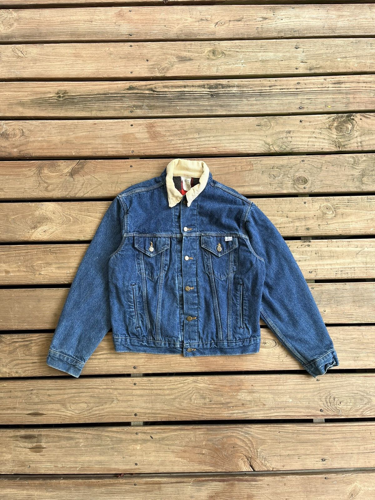 Vintage Vintage 1980’s Carhartt flannel lined denim jacket Grailed