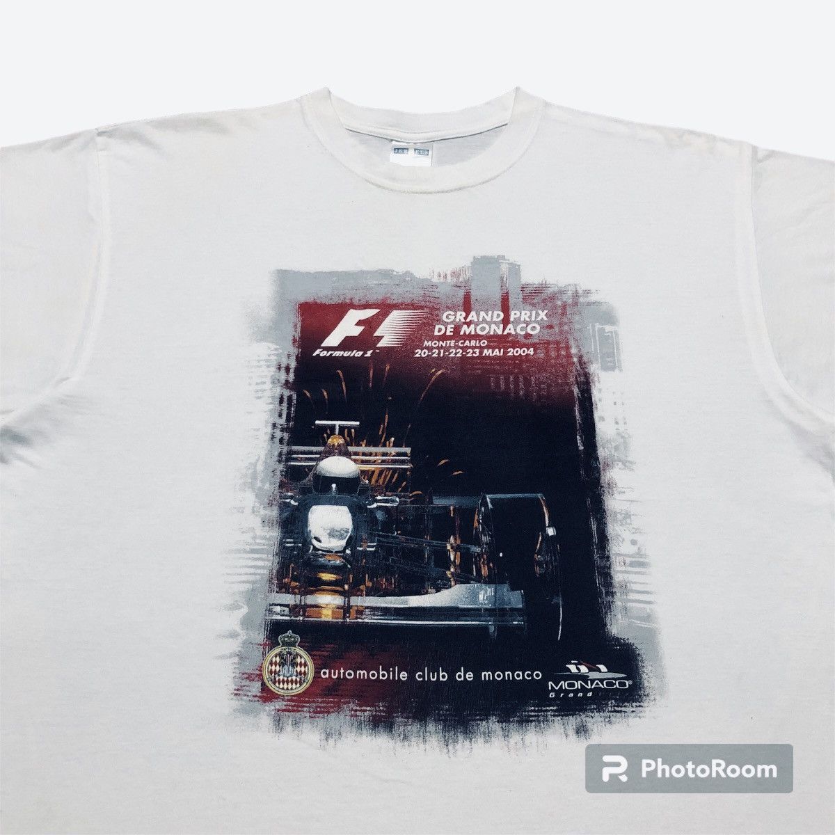 Formula 1 × Vintage Rare‼️🔥Vintage Formula 1 Grand Prix De Monaco T-Shirt Size US M / EU 48-50 / 2 - 6 Thumbnail
