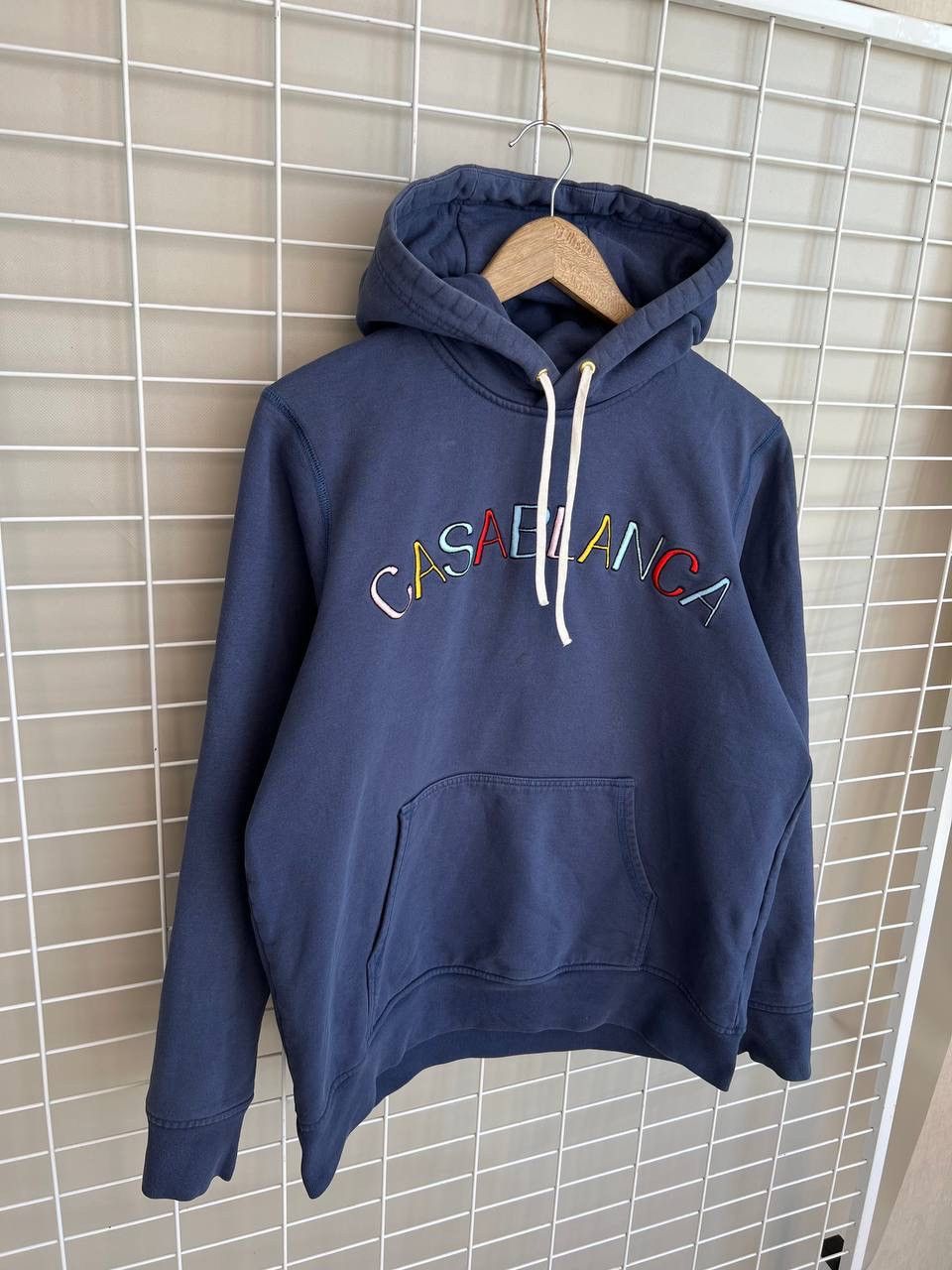 Casablanca Casablanca Casa Arch Logo Hoody Mens Size M Blue Hoodie Size US M / EU 48-50 / 2 - 5 Thumbnail