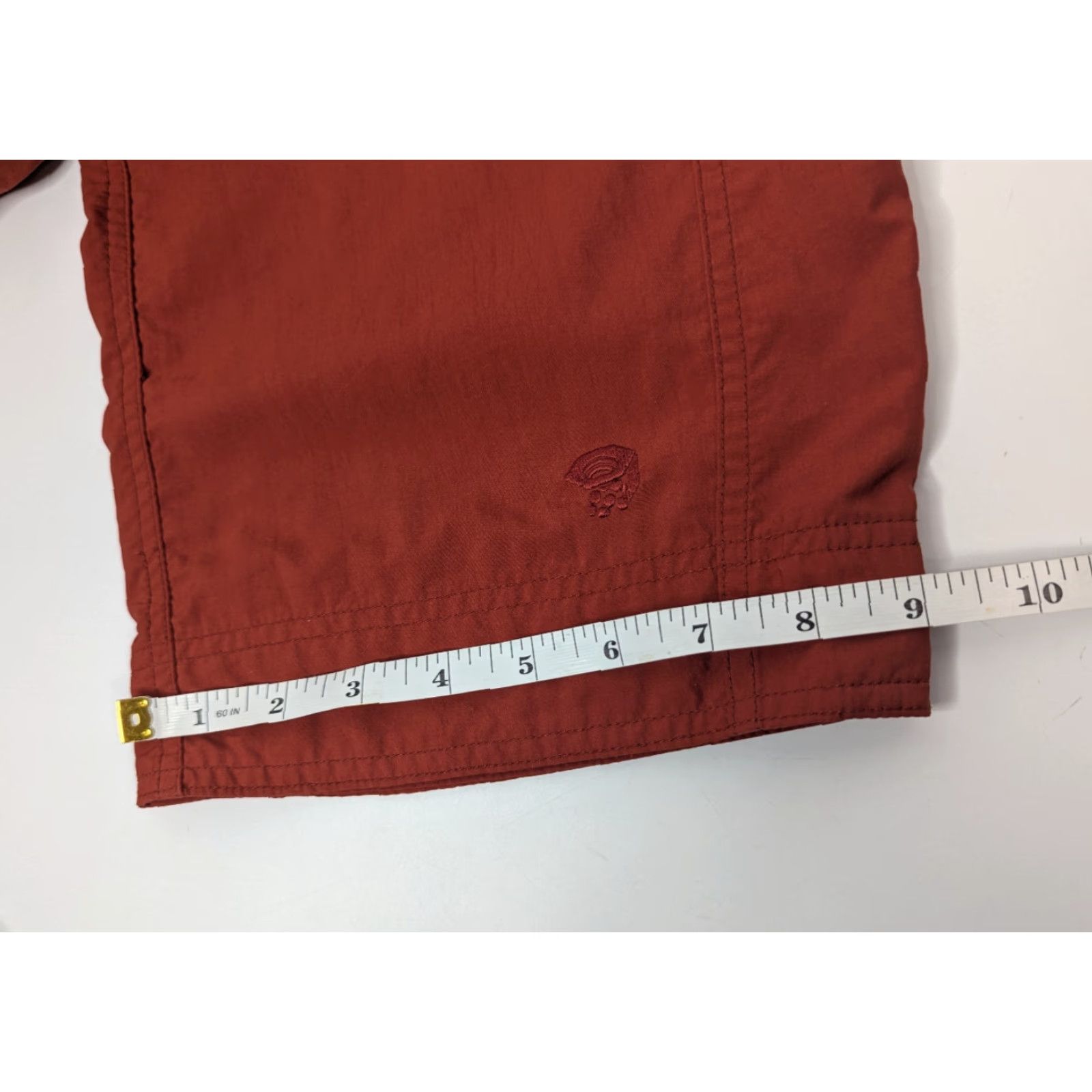 Mountain Hardwear VINTAGE? No — Mountain Hardwear Womens Hiking Pants Size 8 Orange Capri Crop Nylon Travel Pant Size 30" / US 8 / IT 44 - 6 Thumbnail