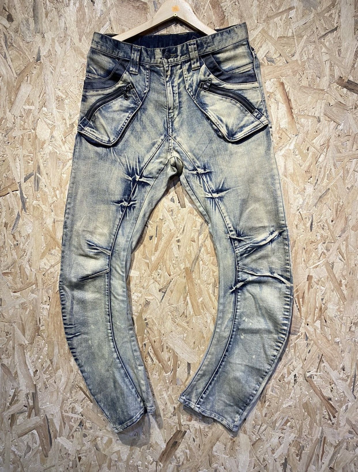 Beauty Beast × Japanese Brand × PPFM PPFM Curve Denim Jeans Pants Size US 32 / EU 48 - 1 Thumbnail