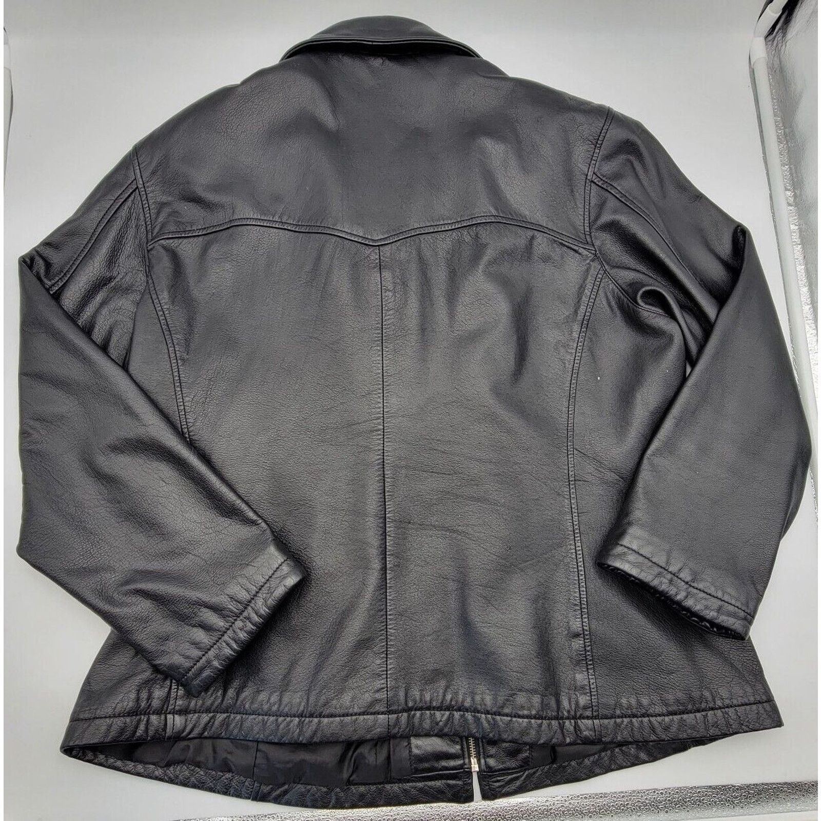 Wilsons Leather Wilson’s Leather Black Moto Jacket XL Size XL / US 12-14 / IT 48-50 - 8 Thumbnail