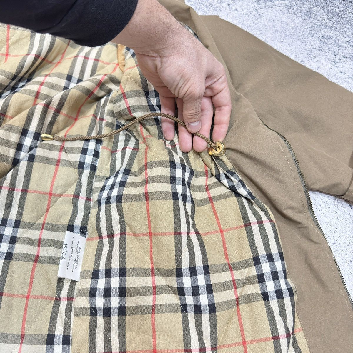 Burberry × Designer × Vintage Vintage Burberrys Womens Parka Natural Fur 44size XL Size L / US 10 / IT 46 - 19 Thumbnail