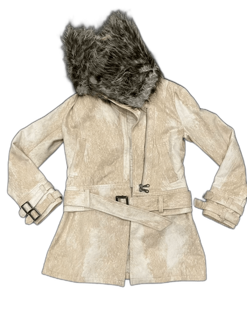 Yohji Yamamoto Vintage Tornado Mart Faux Fur Hooded Coat-2506 Size M / US 6-8 / IT 42-44 - 1 Thumbnail
