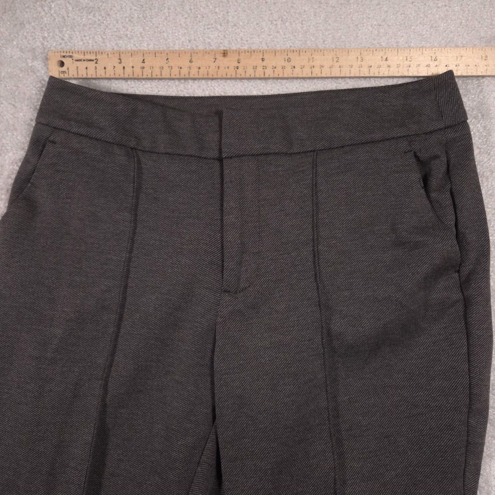 Nine West Nine West Dress Pants Womens 12 Gray Ponte Slim Tapered Fit Stretch Work Career Dress Pants Size 34" / US 12 / IT 48 - 6 Thumbnail