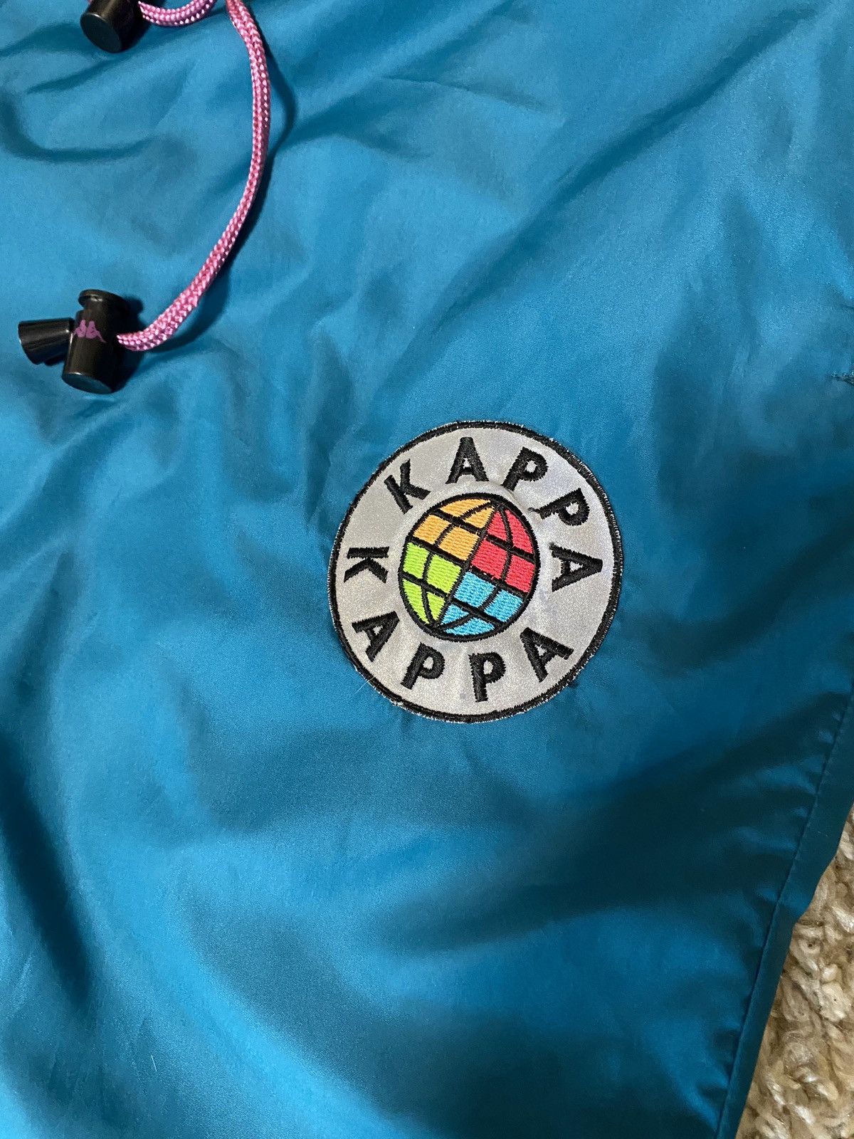 Kappa VERY RARE! KAPPA VINTAGE PANS REFLECTIVE LOGO Y2K DRILL 90s Size US 38 / EU 54 - 3 Thumbnail