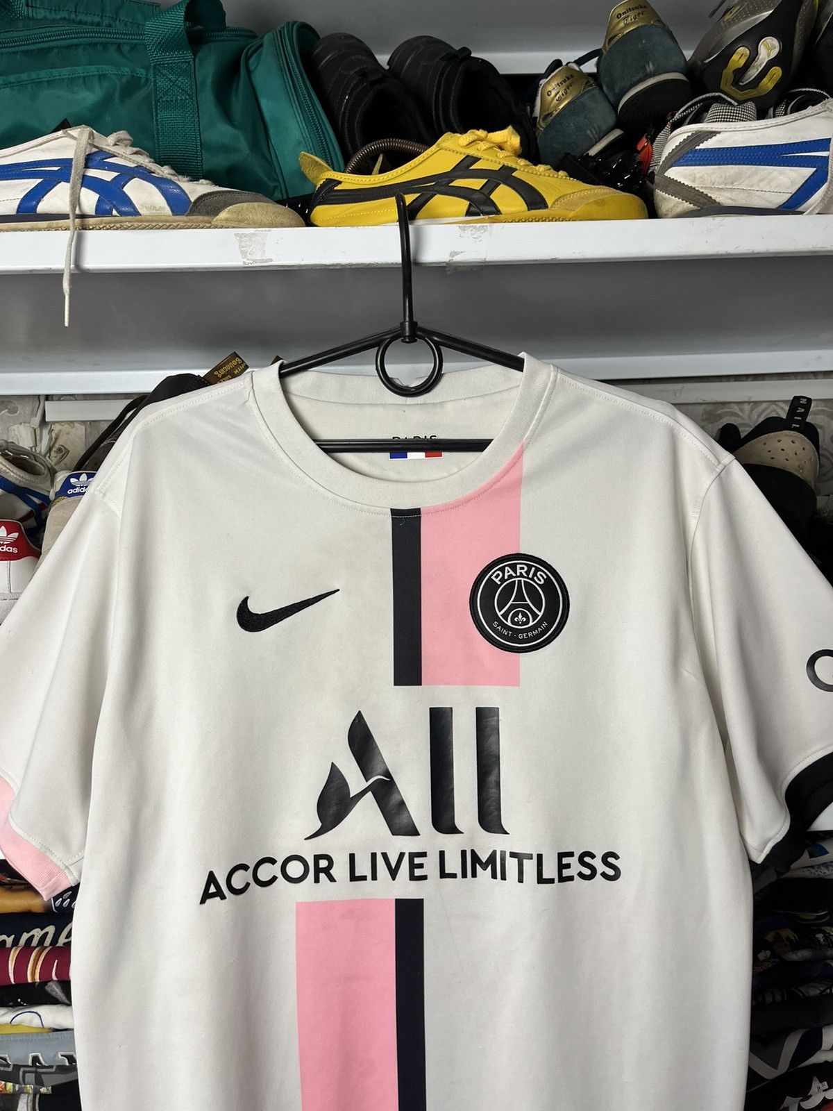 Vintage Nike PSG Paris Saint Germain Kit Jersey 2021-2022 Shirt Away Size US L / EU 52-54 / 3 - 2 Thumbnail