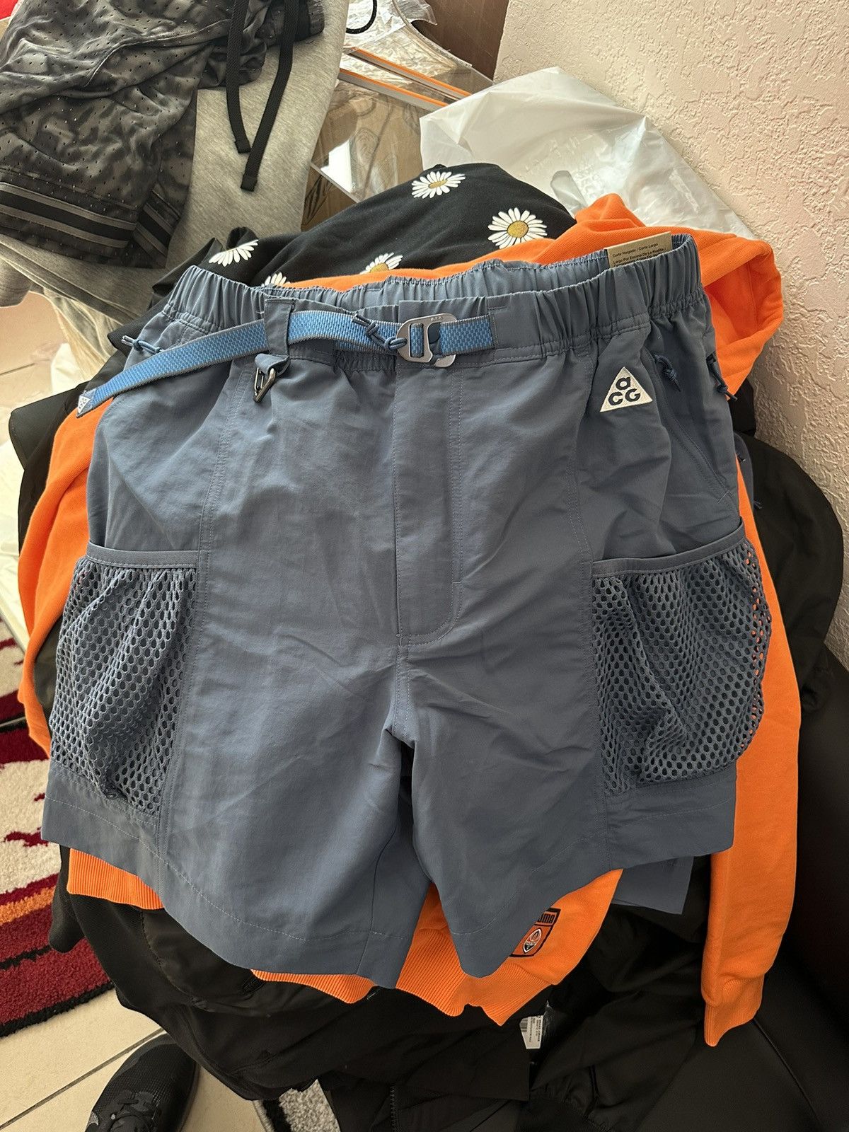 Other Vintage Nike ACG shorts logo + belt rare pocket Size US 32 / EU 48 - 3 Thumbnail