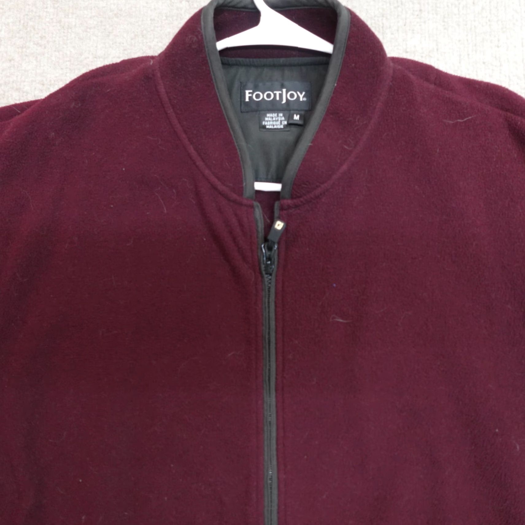Footjoy FootJoy Jacket Short Red Black Removable Sleeves Fleece Vest Men's M Zip Windbreaker Golf Size US M / EU 48-50 / 2 - 2 Thumbnail