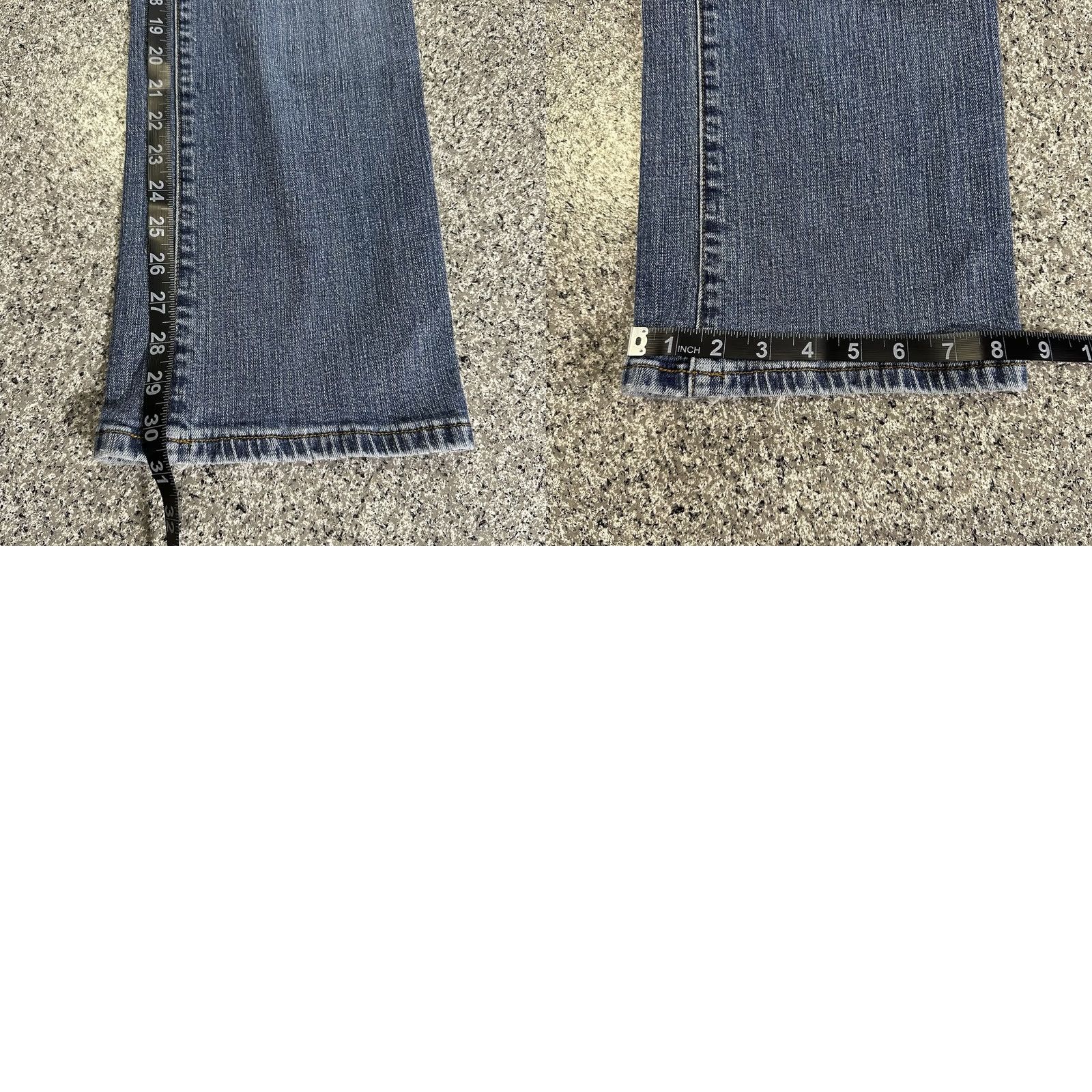Liz Claiborne Liz Claiborne Jeans Womens 12 Regular 32x30 Mid Rise Straight Stretch Denim Size 30" / US 8 / IT 44 - 8 Thumbnail