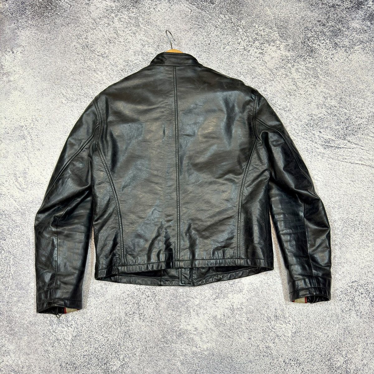 Strellson Strellson Mens Leather Jacket Wool Lining 48 size M Size US M / EU 48-50 / 2 - 6 Thumbnail