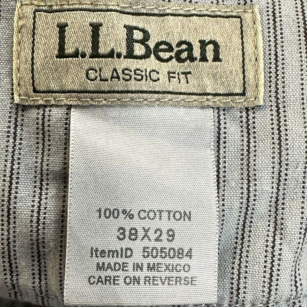 Vintage L.L. Bean Straight Jeans Mens 38X29 Blue Classic Fit Denim 5 Pocket Regular Inseam 29 Size US 38 / EU 54 - 3 Thumbnail