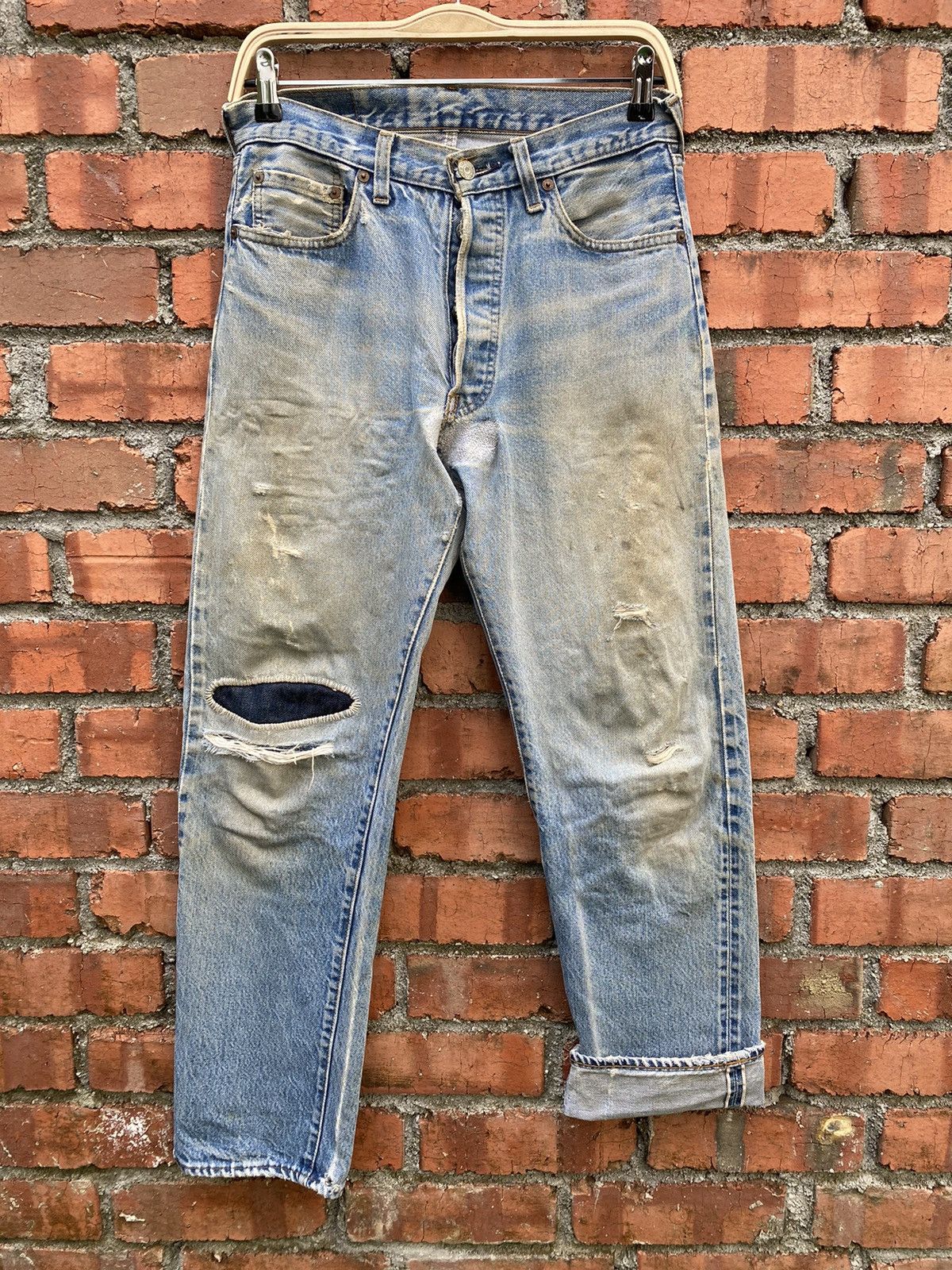 Levi's × Levi's Vintage Clothing × Vintage size 30x29 vintage levi's redline 80s distressed made in USA Size US 30 / EU 46 - 1 Thumbnail