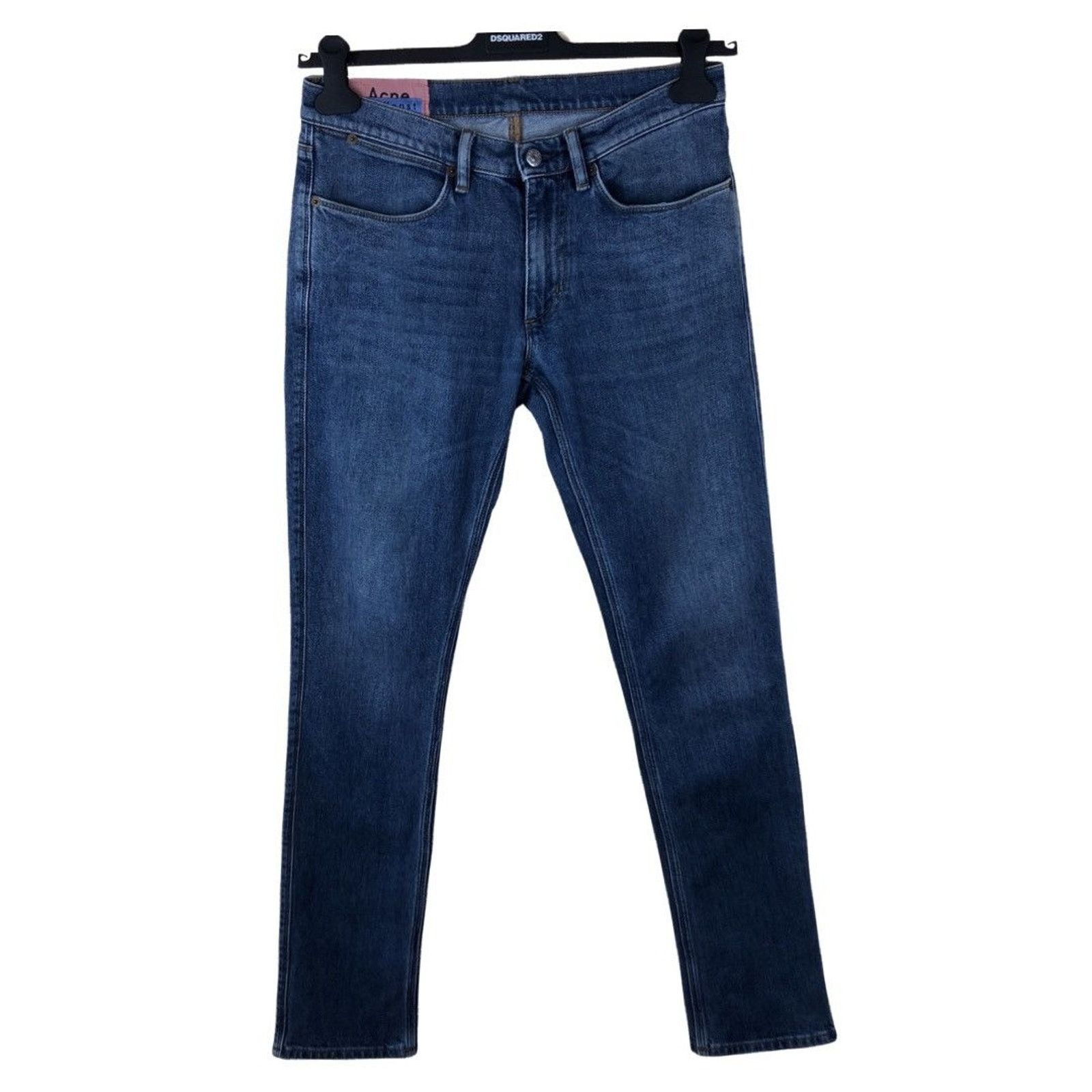 Acne Studios Max Mid Blue Jeans