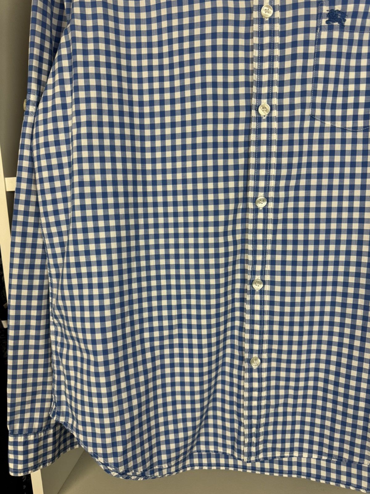 Burberry Burberry Brit Plaid Button-Down Long Sleeve Shirt Size US L / EU 52-54 / 3 - 12 Thumbnail