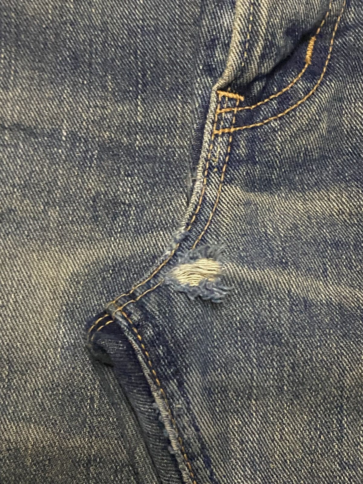 Japanese Brand Vintage Edwin 403 Revers Faded Loose Jeans Size US 32 / EU 48 - 7 Thumbnail