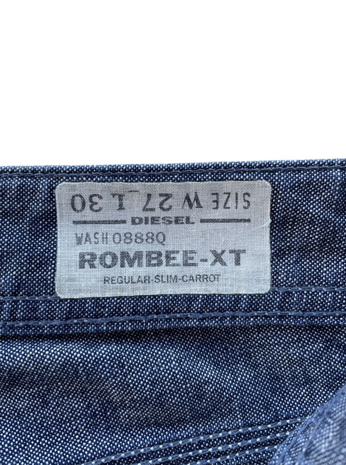 Diesel Diesel Rombee-XT Slim Carrot Jeans (P124) Size US 30 / EU 46 - 10 Thumbnail