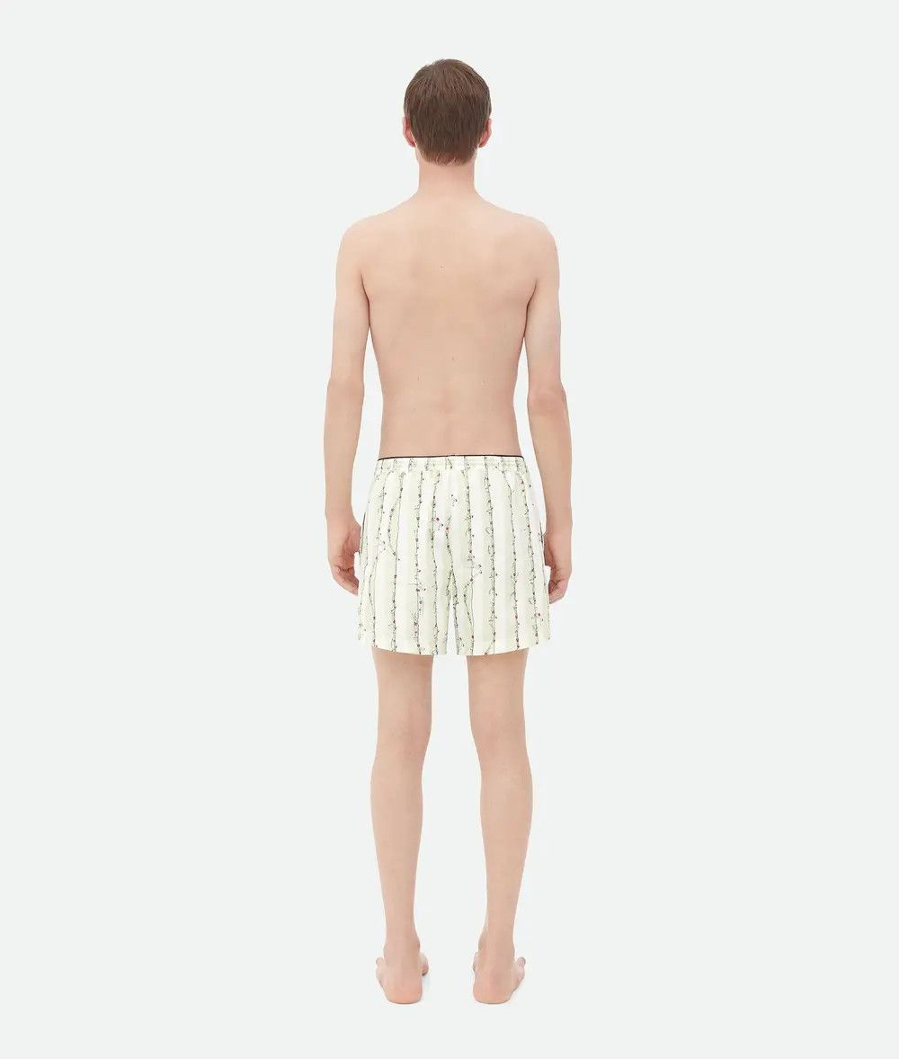Bottega Veneta o1n1vont1025 Printed Swimmers Nylon Swim Shorts Multicolor Size US 38 / EU 54 - 2 Thumbnail