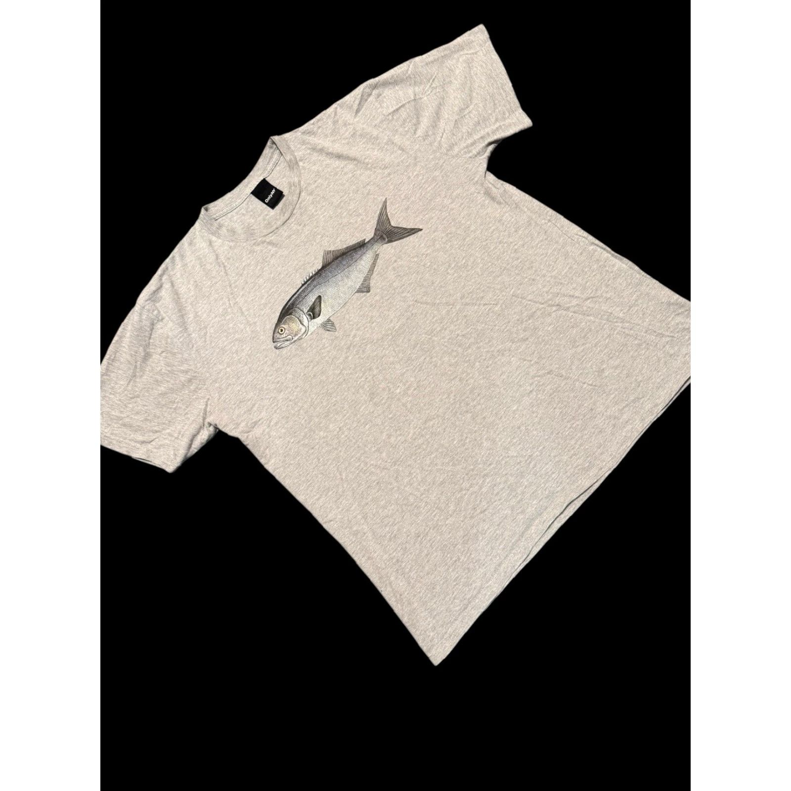 Only NY VINTAGE Only NY Fish T-Shirt Mens Grey Size XL Size US XL / EU 56 / 4 - 3 Thumbnail