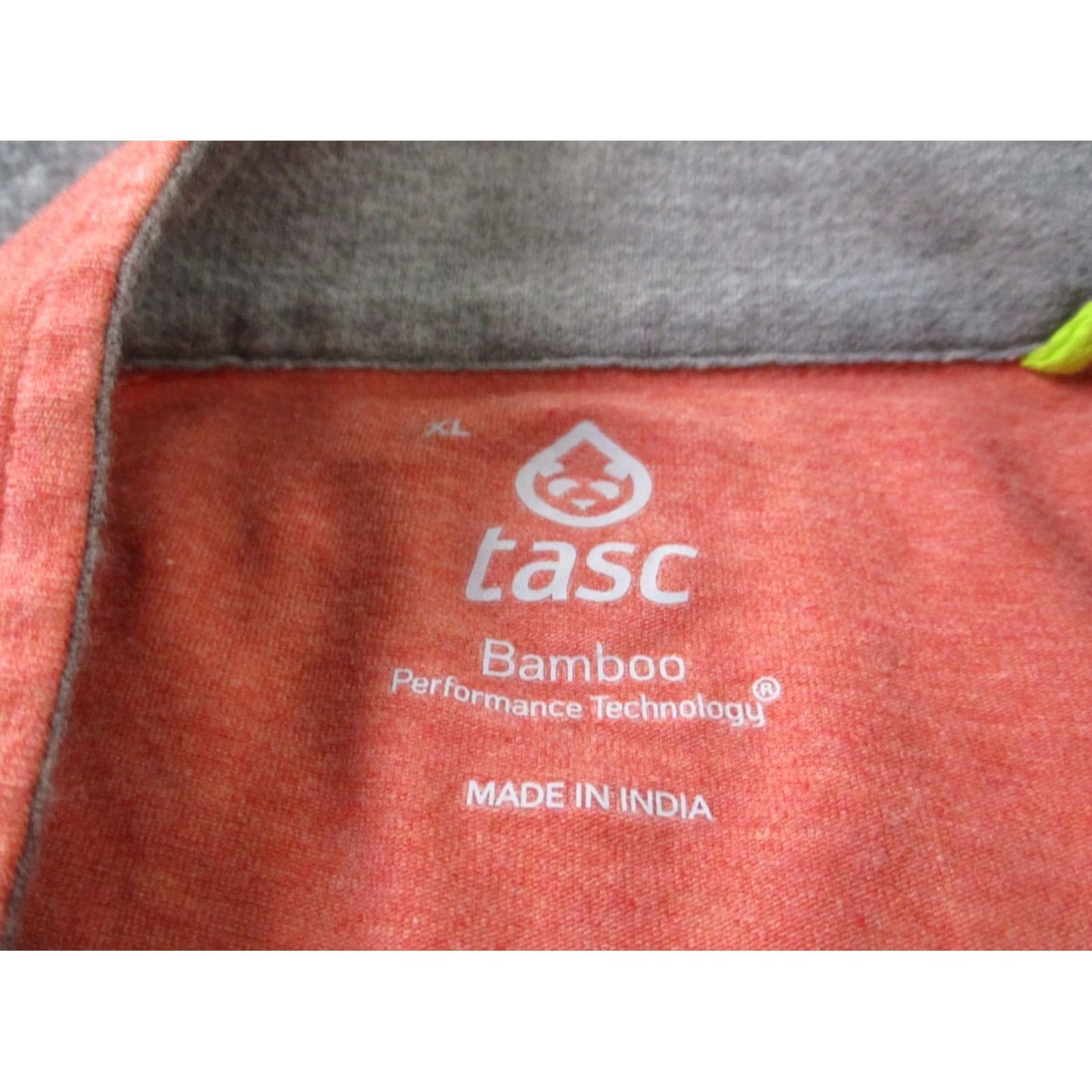 Vintage Tasc Jacket Mens XL Orange Bamboo Stretch Pullover Windbreaker Golf Size US XL / EU 56 / 4 - 6 Thumbnail