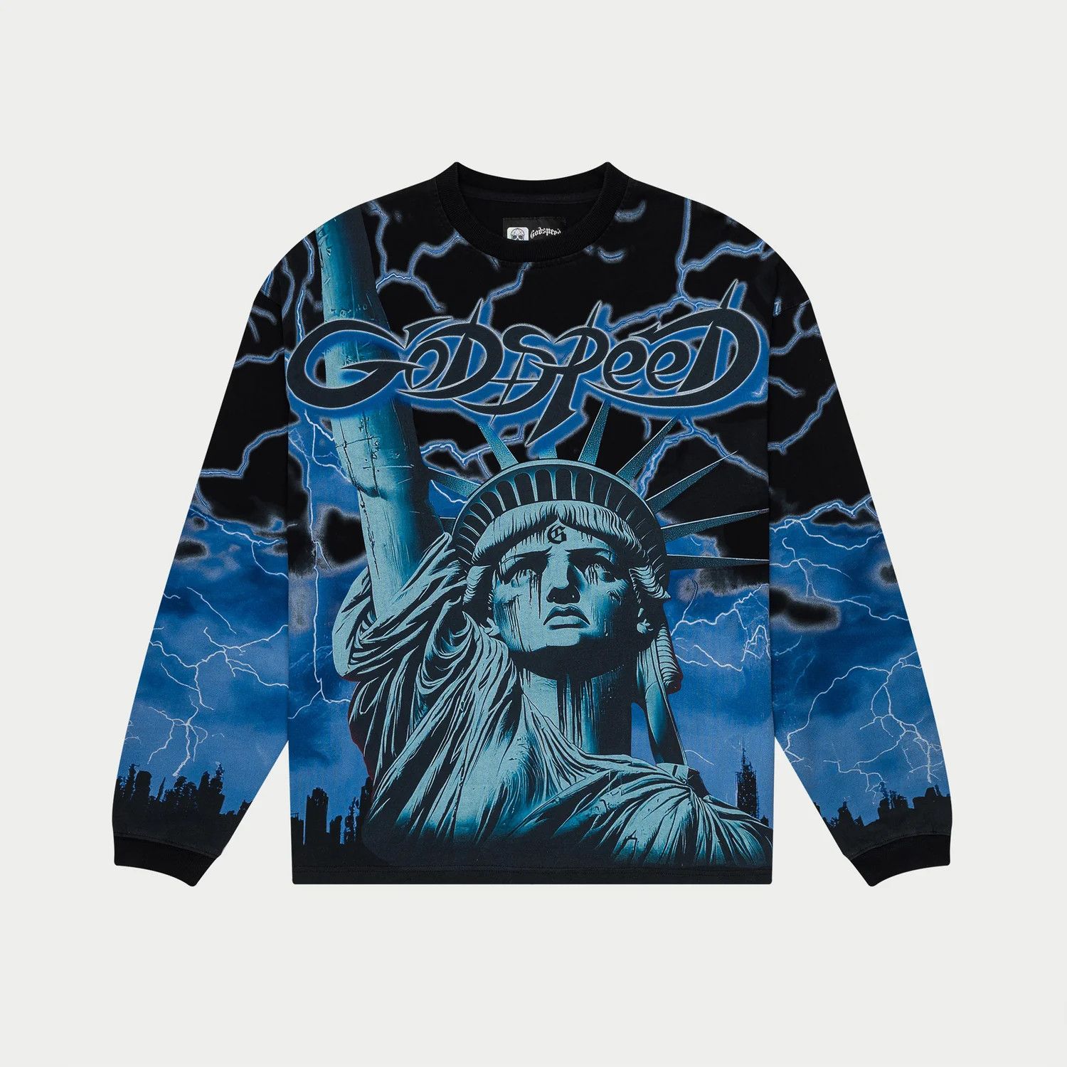 Godspeed Godspeed 'Voltage' Blue LS Tee Size US L / EU 52-54 / 3 - 1 Thumbnail