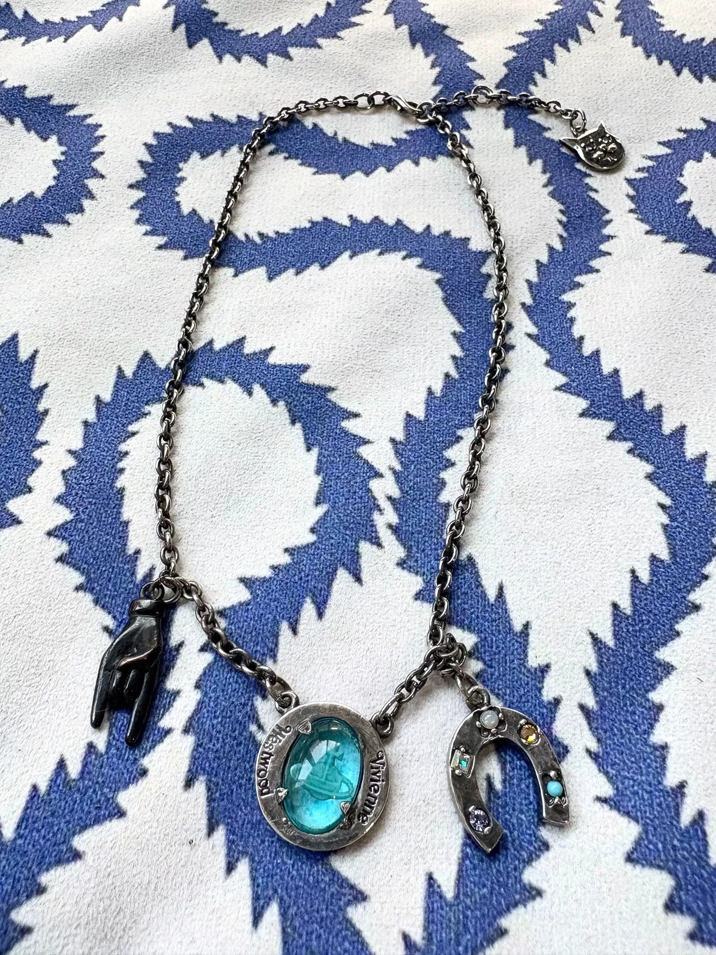 Vivienne Westwood vivienne westwood blue lucky charm necklace Size ONE SIZE - 1 Thumbnail