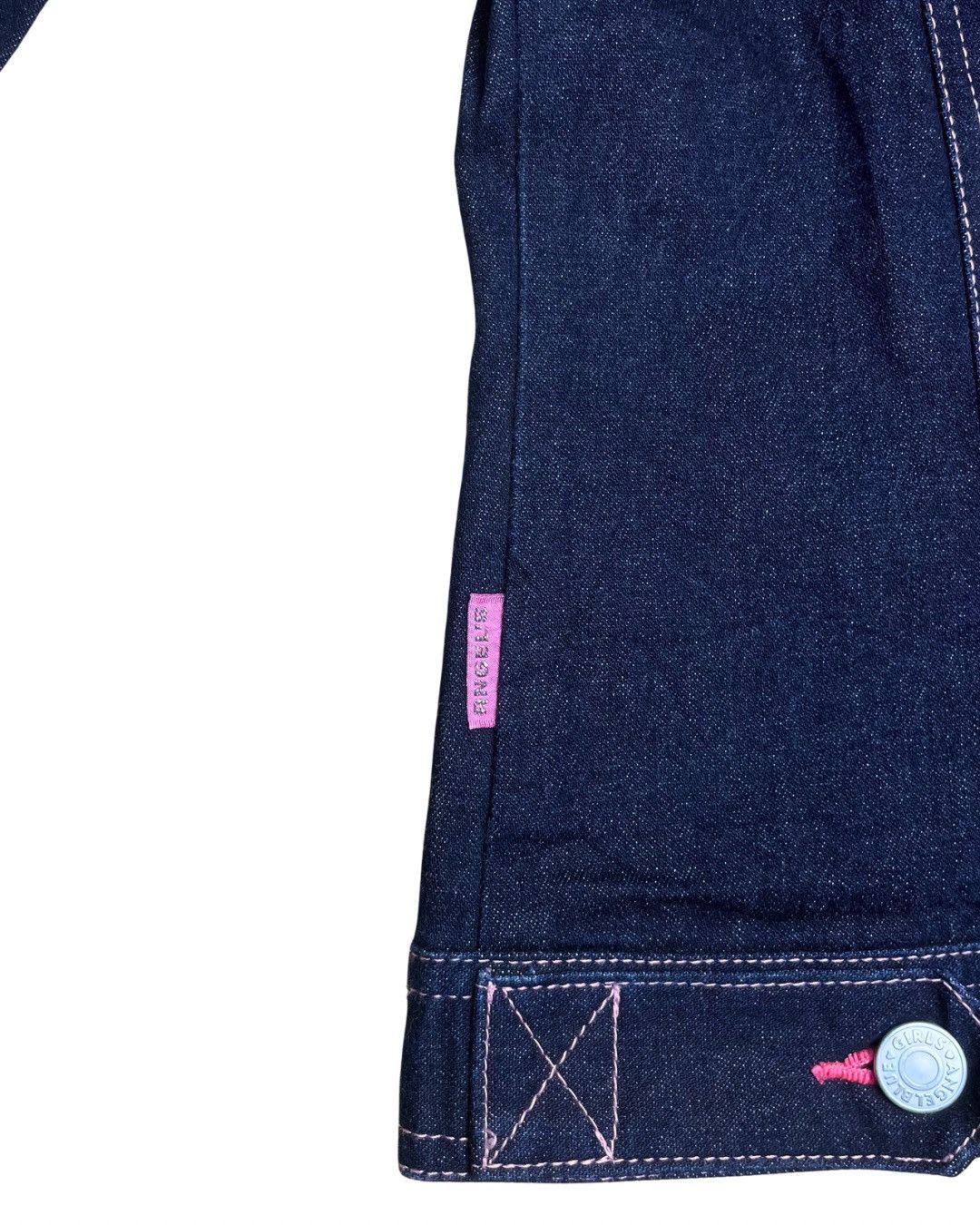 Angel Blue Angel Blue Pink Cuff Denim Jacket Size S / US 4 / IT 40 - 5 Thumbnail