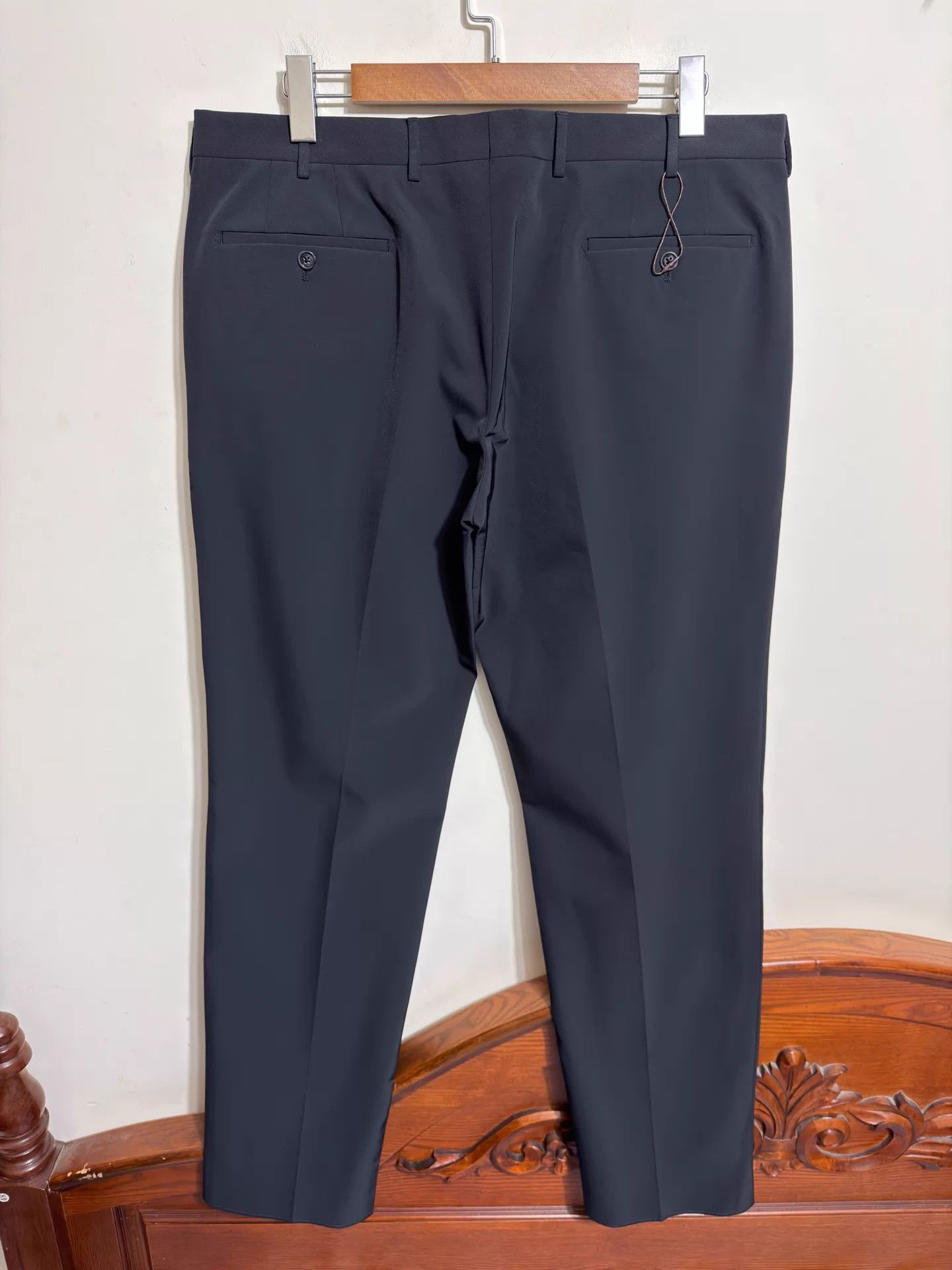 Prada Prada Straight-Leg Tech Trousers 54/56 Black Nylon-Spandex Size US 38 / EU 54 - 2 Thumbnail