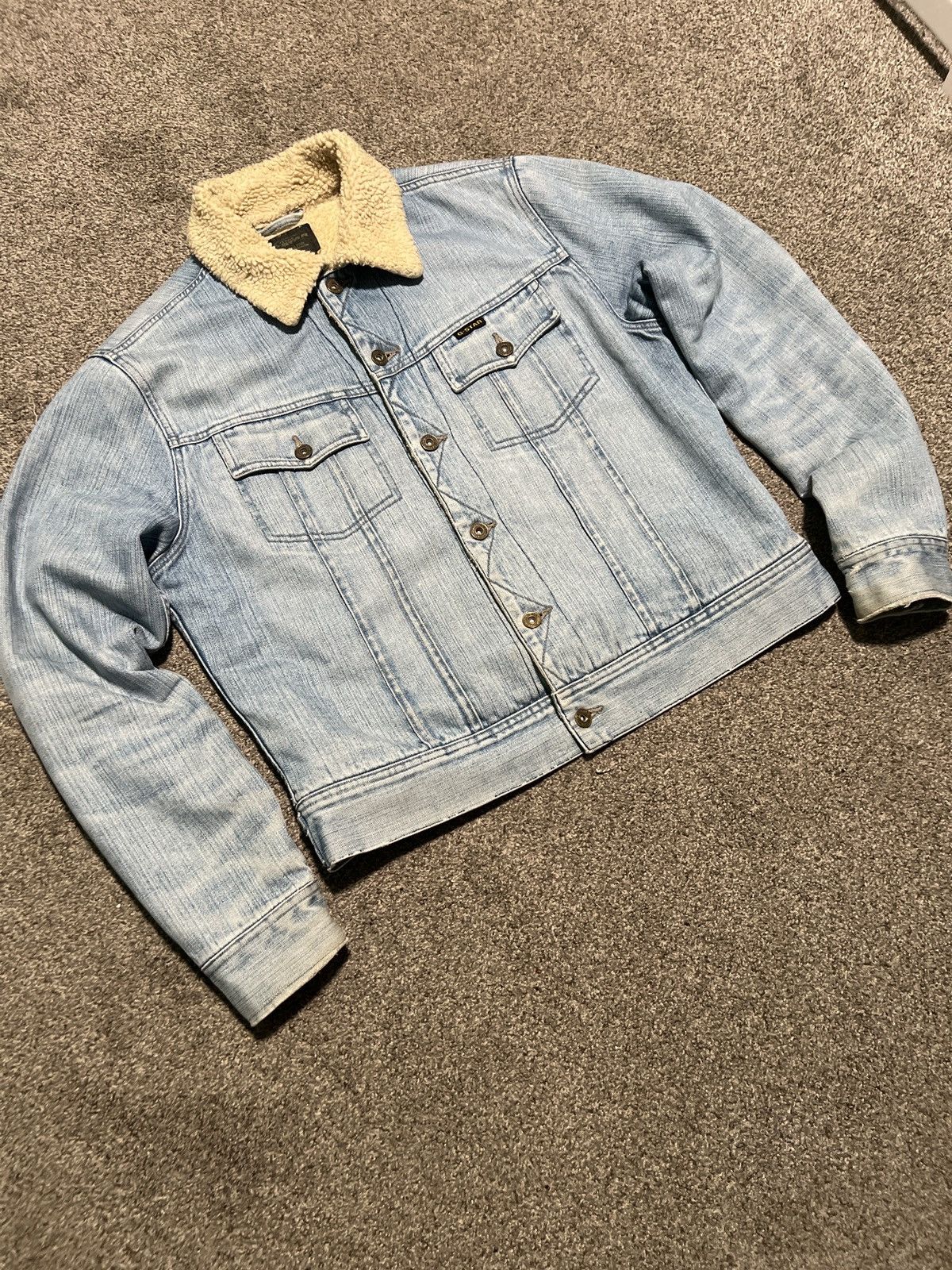 G-Star G-Star Sherpa Lined Trucker Denim Jacket Size US M / EU 48-50 / 2 - 2 Thumbnail