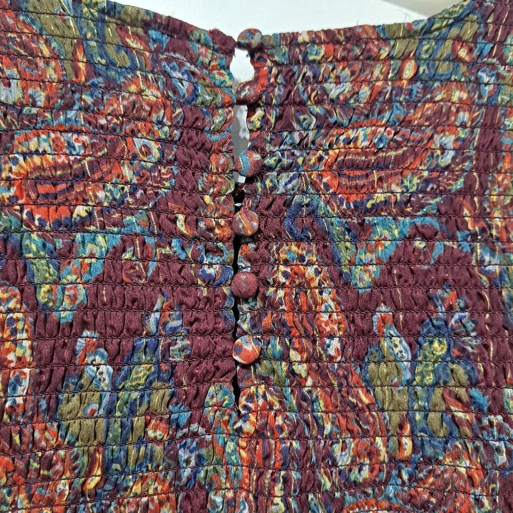 Other Girl Soul Tiered Paisley Print Western Cottagecore Maxi Dres Size 3XL / US 20-22 - 11 Thumbnail