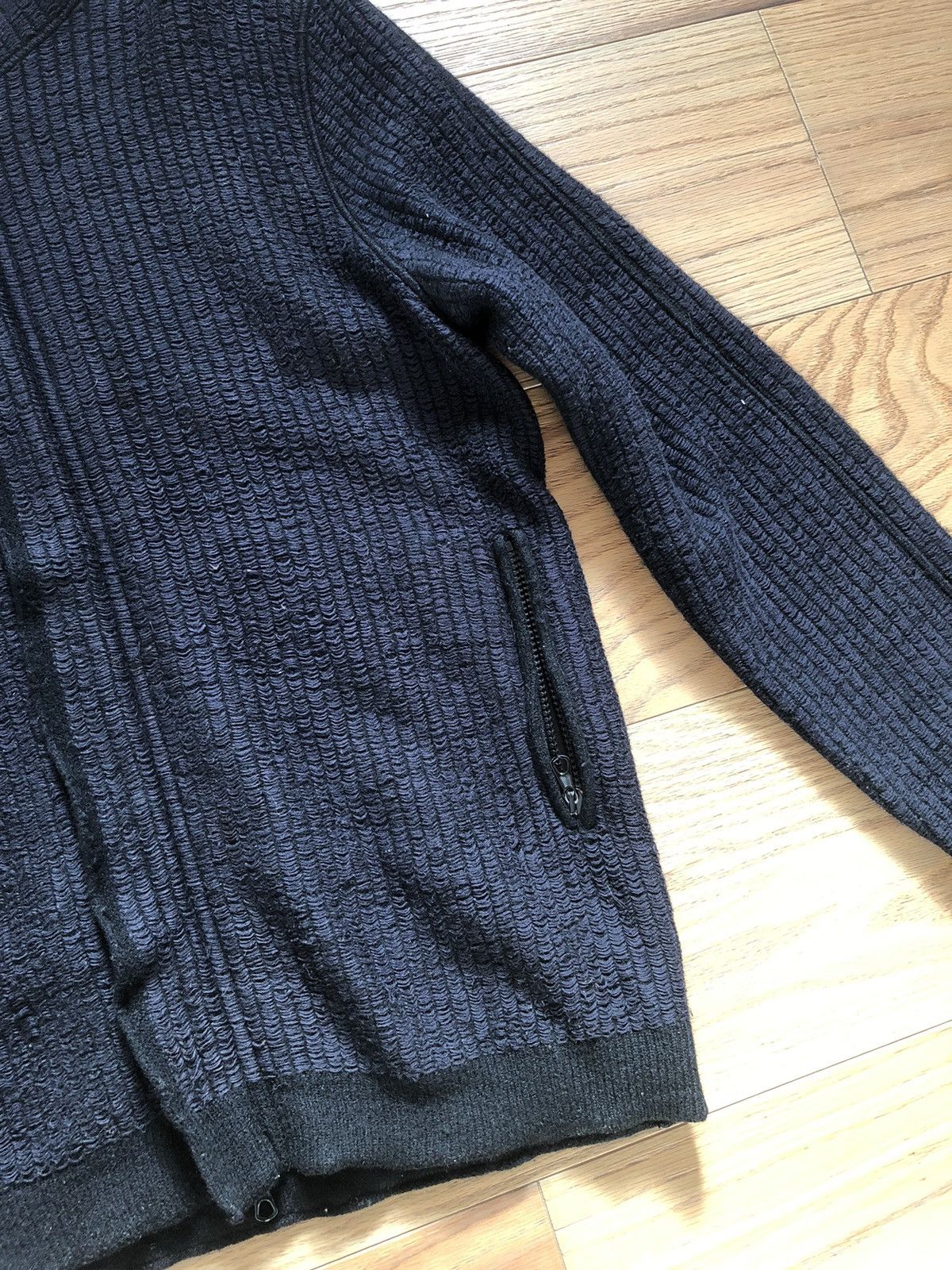 Stone Island × Vintage Stone Island AW04 Knitted Zip-Up Sweater Size US L / EU 52-54 / 3 - 9 Thumbnail